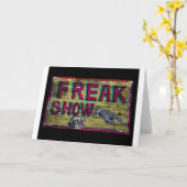 Buitenissig toon Vintage Banner Kaart (Gele Bloem)