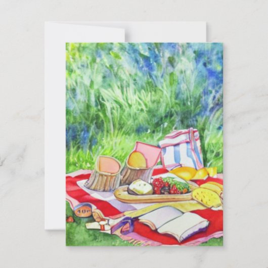 Buitenkaarten voor Waterverf Notitiekaartje (Voorkant)