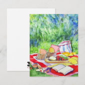 Buitenkaarten voor Waterverf Notitiekaartje (Voorkant / Achterkant)