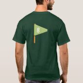 Buitenkampvuur Camping Crew Dad Verjaardagsfeest T-shirt (Achterkant)