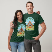 Buitenkampvuur Camping Crew Dad Verjaardagsfeest T-shirt (Unisex)