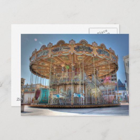  buitenkant Carousel Briefkaart (Voorkant / Achterkant)