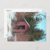 Buitenkast verlaten Briefkaart (Voorkant / Achterkant)