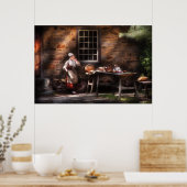 Buitenkeuken Poster (Keuken)