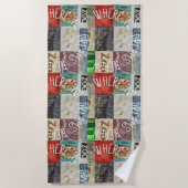 Buitenkunstenaar  strandlaken (Voorkant)