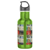 Buitenkunstenaar  waterfles  (Achterkant)