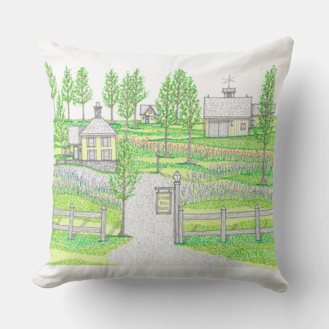 Buitenkussen boerderij 20x20 (Voorkant)