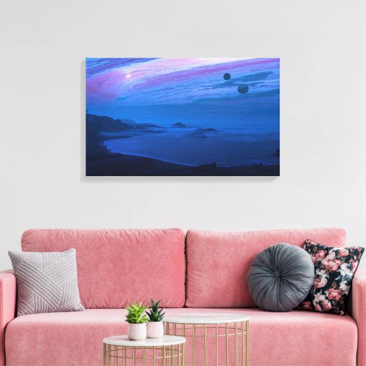 buitenland canvas afdruk (Insitu (Woonkamer))