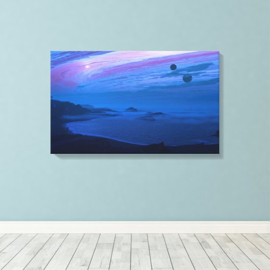 buitenland canvas afdruk (Insitu (Houten vloer))