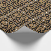 Buitenlander, buitenlander of vreemder cadeaupapier (Hoek)