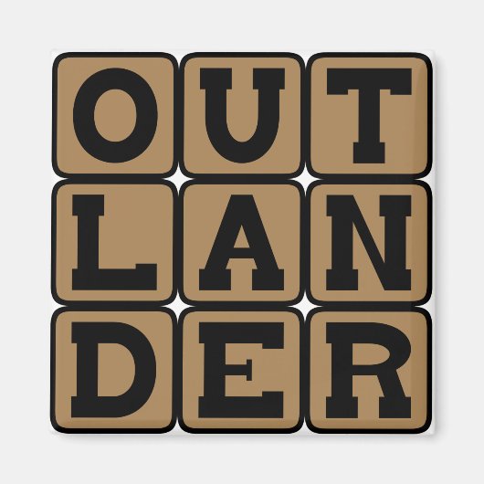 Buitenlander, buitenlander of vreemder magneet (Voorkant)