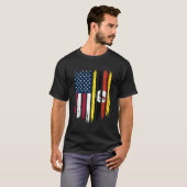 Buitenlander Immigrant - VS Verenigde Staten Ugand T-shirt (Voorkant volledig)