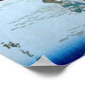 Buitenlanders verschepen, Hiroshige Japanse fijne  Poster (Hoek)