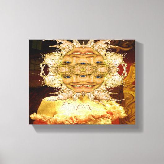 Buitenlands Feestje Canvas Afdruk (Voorkant)