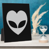 Buitenlands Hart Plaque Fotoplaat (Zijkant)