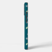 Buitenlands hert volks kunst | Whimsical groene re Case-Mate iPhone Case (Achterkant / Links)