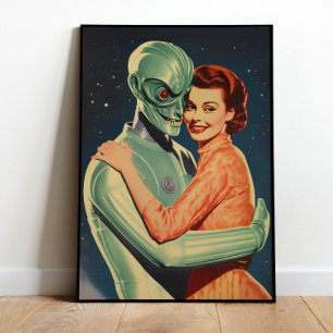 Buitenlands Muur Kunst Sci Fi Poster Printbare Bui