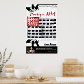 BUITENLANDSE AIDS POSTER (Keuken)