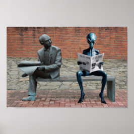 Buitenlandse bezoeker dag 2. poster