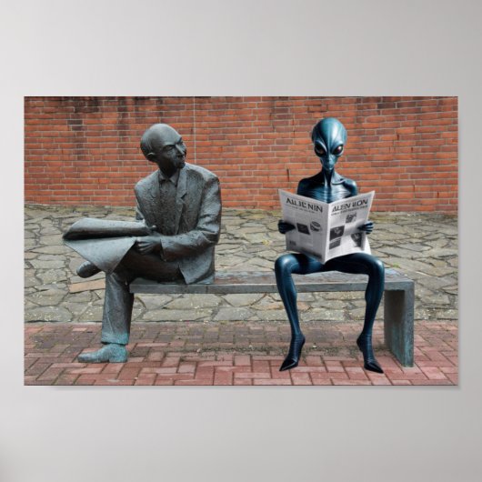 Buitenlandse bezoeker dag 2. poster (Voorkant)