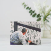 Buitenlandse correspondent 1987 briefkaart (Staand voorkant)