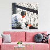 Buitenlandse correspondent 1987 canvas afdruk (Insitu (Woonkamer))