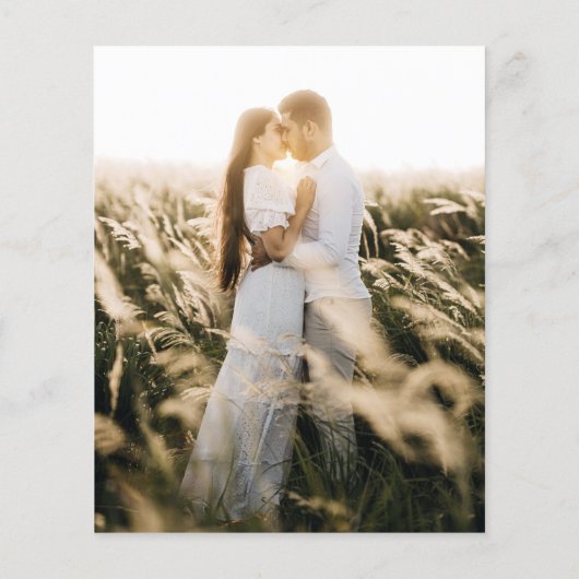 BUITENLANDSE Eucalyptus Wedding INVITE (Achterkant)