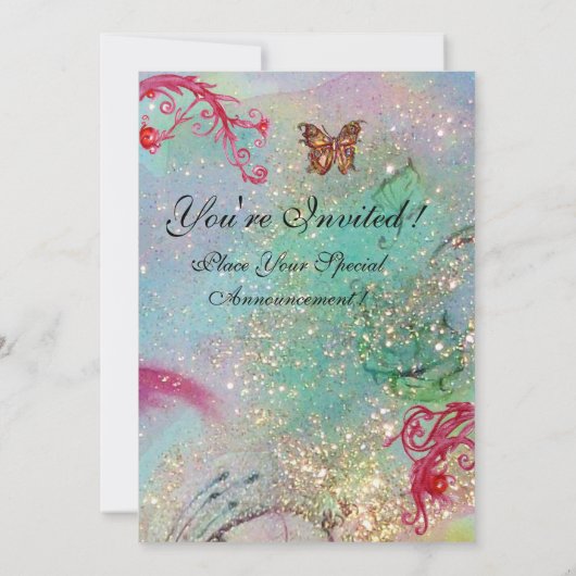 BUITENLANDSE FILM IN SPARKLES 2 Elegant Wedding Mo Kaart (Achterkant)