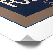 Buitenlandse handelszone ~  Adverteren Poster (Hoek)