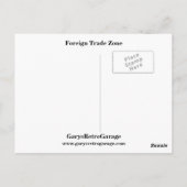 Buitenlandse handelszone briefkaart (Achterkant)