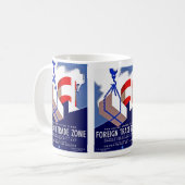 Buitenlandse handelszone koffiemok (Voorkant links)