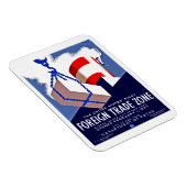 Buitenlandse handelszone magneet (Rechterzijde)