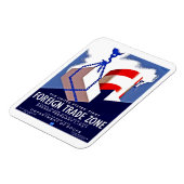 Buitenlandse handelszone magneet (Linkerzijde)