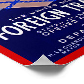 Buitenlandse handelszone poster (Hoek)