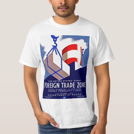 Buitenlandse handelszone t-shirt (Voorkant)