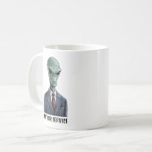 Buitenlandse leider koffiemok (Voorkant links)