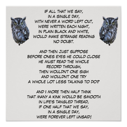 BUITENLANDSE LINKS POSTER (Voorkant)