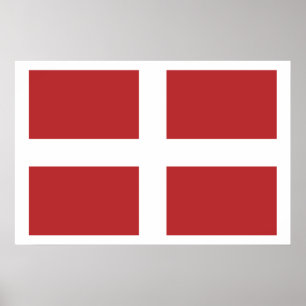 Buitenlandse militaire orde van Malta, vlag van Pa Poster