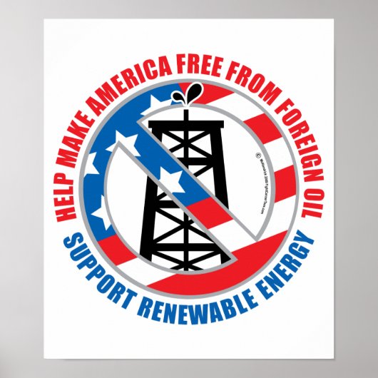 buitenlandse olie poster (Voorkant)