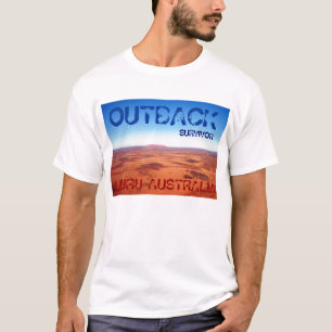 BUITENLANDSE OVERLEVING, ULURU AUSTRALIË T-SHIRT
