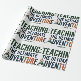 Buitenleraar Ultieme Avontuur Cadeaupapier