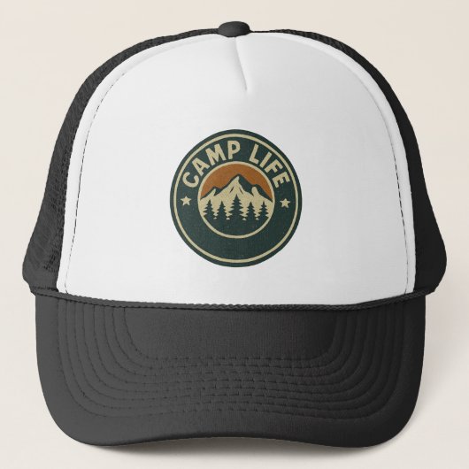  buitenleven "Camp Life" Adventure Design Trucker Pet (Voorkant)