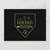 Buitenlucht-wandelavontuur  feestdagenkaart (Voorkant)