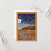 Buitenmaan en wilde bloemen kaart (Voorkant / Achterkant in situ)