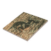 buitenmens wildernis Camouflage witstof herten Tegeltje (Zijkant)