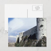 Buitenmuur, Krak des Chevaliers, Syrië Briefkaart (Voorkant / Achterkant)