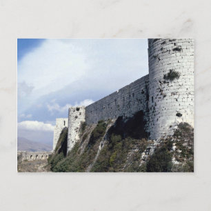 Buitenmuur, Krak des Chevaliers, Syrië Briefkaart