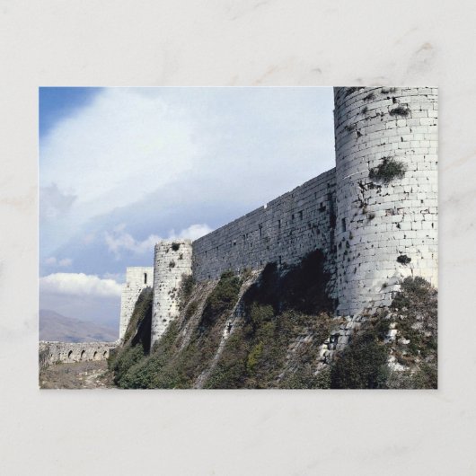 Buitenmuur, Krak des Chevaliers, Syrië Briefkaart (Voorkant)