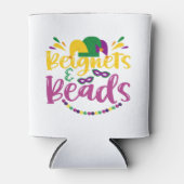 Buitennetten en kralen Funny Mardi Gras Carnival G Blikjeskoeler (Voorkant)