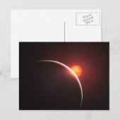 Buitenplanetaire ruimtekunst briefkaart (Voorkant / Achterkant)